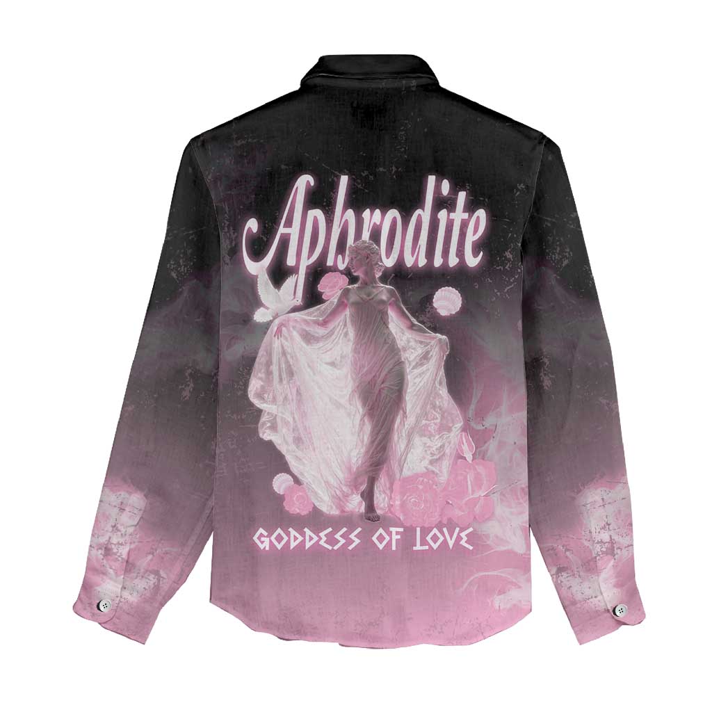 Ancient Greek Aphrodite Women Casual Shirt Goddess Of Beauty - Wonder Print Shop