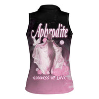 Ancient Greek Aphrodite Women Sleeveless Polo Shirt Goddess Of Beauty - Wonder Print Shop