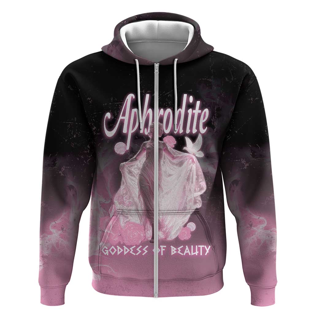 Ancient Greek Aphrodite Zip Hoodie Goddess Of Beauty - Wonder Print Shop