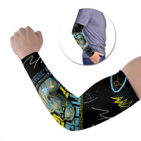 Ancient Greek Zeus Arm Sleeves Futuristic Style - Wonder Print Shop