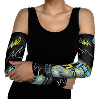 Ancient Greek Zeus Arm Sleeves Futuristic Style - Wonder Print Shop