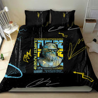 Ancient Greek Zeus Bedding Set Futuristic Style - Wonder Print Shop