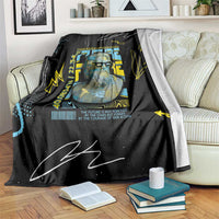 Ancient Greek Zeus Blanket Futuristic Style - Wonder Print Shop
