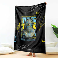 Ancient Greek Zeus Blanket Futuristic Style - Wonder Print Shop