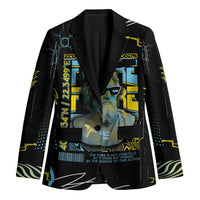Ancient Greek Zeus Blazer Futuristic Style - Wonder Print Shop