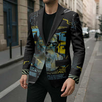 Ancient Greek Zeus Blazer Futuristic Style - Wonder Print Shop