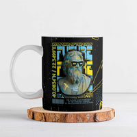 Ancient Greek Zeus Ceramic Mug Futuristic Style - Wonder Print Shop