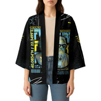 Ancient Greek Zeus Kimono Futuristic Style - Wonder Print Shop