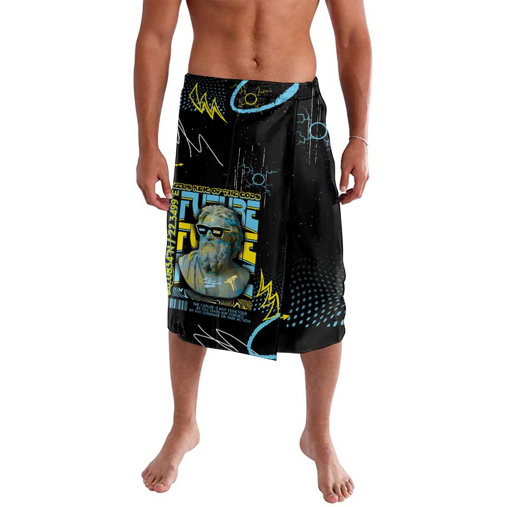 Ancient Greek Zeus Lavalava Futuristic Style - Wonder Print Shop