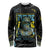Ancient Greek Zeus Long Sleeve Shirt Futuristic Style - Wonder Print Shop