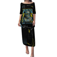 Ancient Greek Zeus Puletasi Futuristic Style - Wonder Print Shop