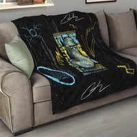 Ancient Greek Zeus Quilt Futuristic Style - Wonder Print Shop