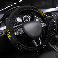 Ancient Greek Zeus Steering Wheel Cover Futuristic Style - Wonder Print Shop