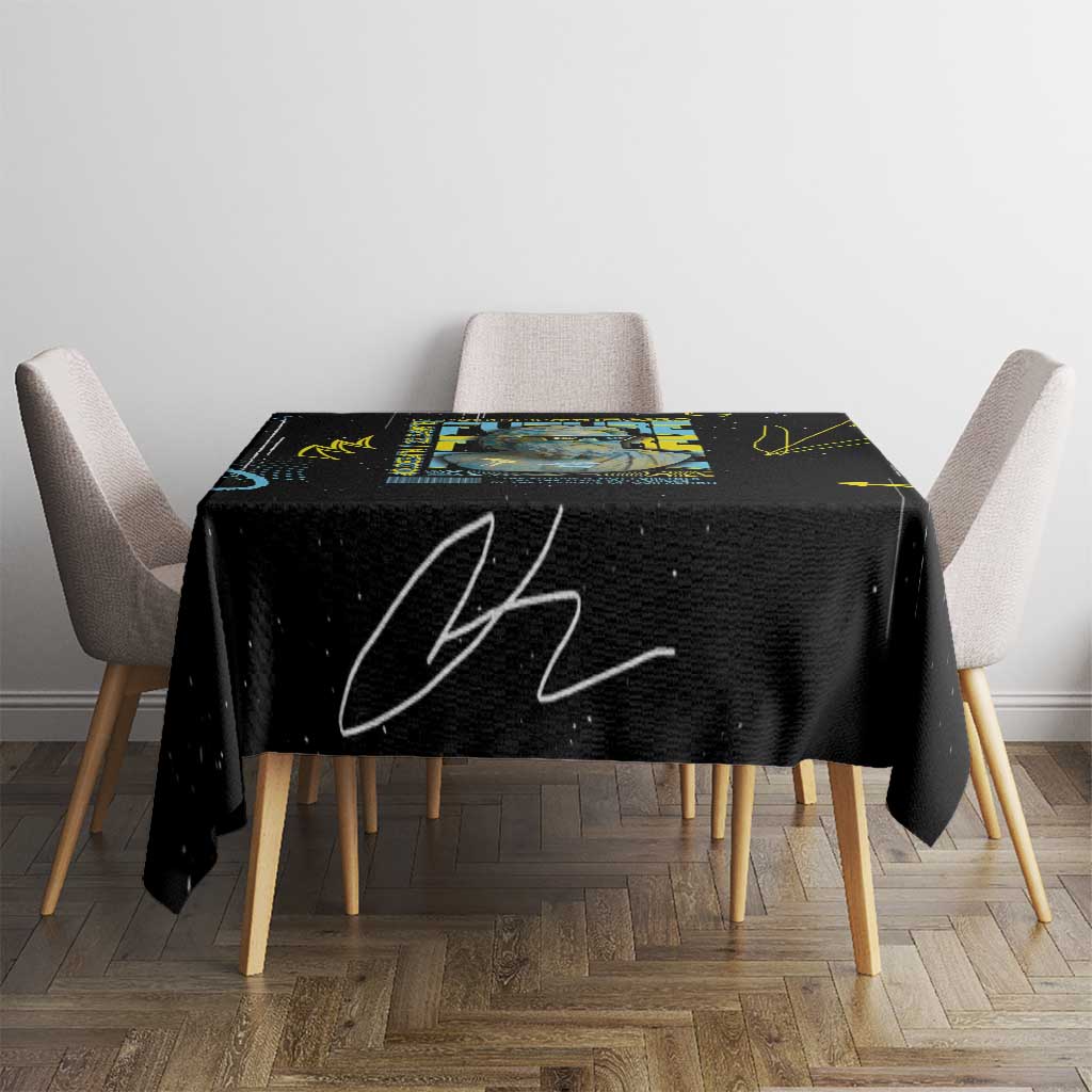 Ancient Greek Zeus Tablecloth Futuristic Style - Wonder Print Shop