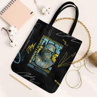 Ancient Greek Zeus Tote Bag Futuristic Style - Wonder Print Shop