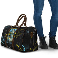 Ancient Greek Zeus Travel Bag Futuristic Style - Wonder Print Shop