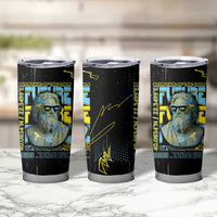 Ancient Greek Zeus Tumbler Cup Futuristic Style - Wonder Print Shop