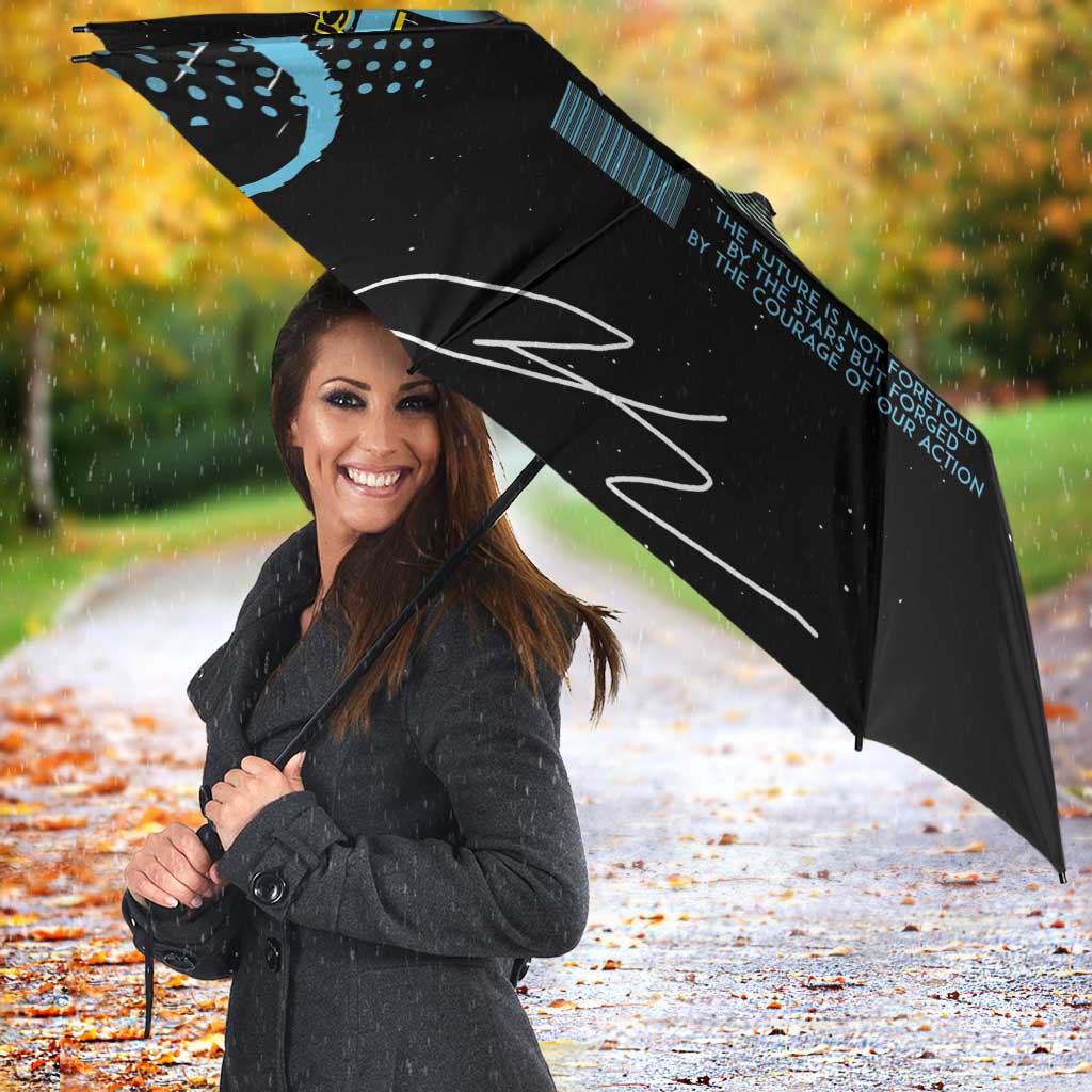 Ancient Greek Zeus Umbrella Futuristic Style - Wonder Print Shop