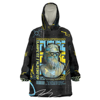 Ancient Greek Zeus Wearable Blanket Hoodie Futuristic Style - Wonder Print Shop