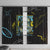 Ancient Greek Zeus Window Curtain Futuristic Style - Wonder Print Shop