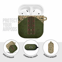 Ukraine Vyshyvanka Motif AirPods Case Ukrainian Military Style - Wonder Print Shop