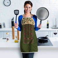 Ukraine Vyshyvanka Motif Apron Ukrainian Military Style - Wonder Print Shop