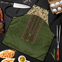 Ukraine Vyshyvanka Motif Apron Ukrainian Military Style - Wonder Print Shop