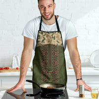 Ukraine Vyshyvanka Motif Apron Ukrainian Military Style - Wonder Print Shop