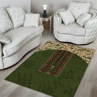 Ukraine Vyshyvanka Motif Area Rug Ukrainian Military Style - Wonder Print Shop