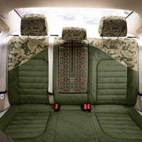 Ukraine Vyshyvanka Motif Back Car Seat Cover Ukrainian Military Style - Wonder Print Shop