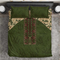Ukraine Vyshyvanka Motif Bedding Set Ukrainian Military Style - Wonder Print Shop
