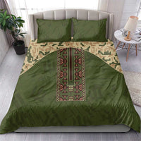 Ukraine Vyshyvanka Motif Bedding Set Ukrainian Military Style - Wonder Print Shop