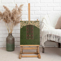 Ukraine Vyshyvanka Motif Canvas Wall Art Ukrainian Military Style - Wonder Print Shop