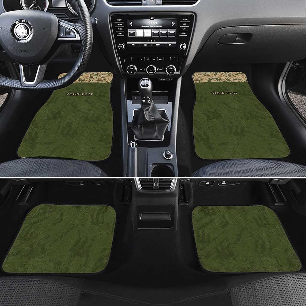 Personalized Ukraine Vyshyvanka Motif Car Mats Ukrainian Military Style - Wonder Print Shop