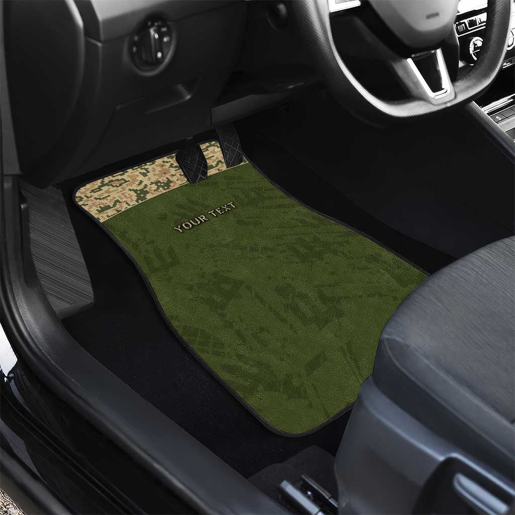 Personalized Ukraine Vyshyvanka Motif Car Mats Ukrainian Military Style - Wonder Print Shop