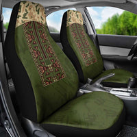 Ukraine Vyshyvanka Motif Car Seat Cover Ukrainian Military Style - Wonder Print Shop