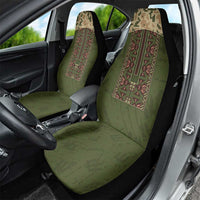 Ukraine Vyshyvanka Motif Car Seat Cover Ukrainian Military Style - Wonder Print Shop