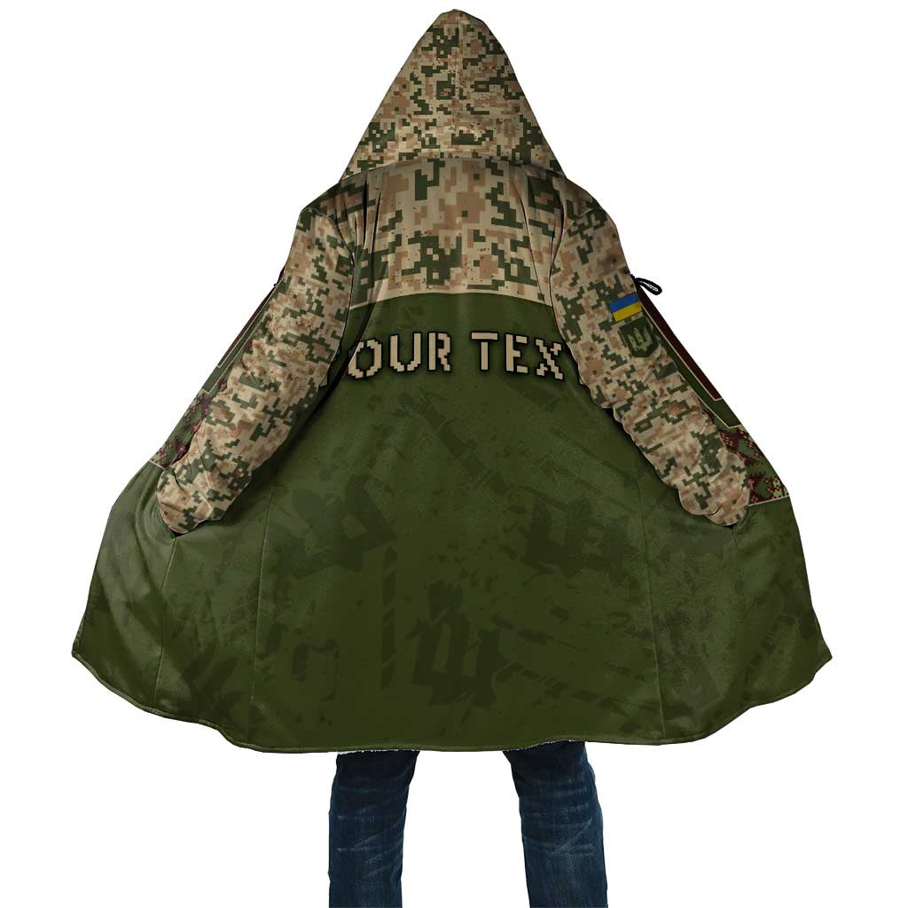Personalized Ukraine Vyshyvanka Motif Cloak Ukrainian Military Style - Wonder Print Shop