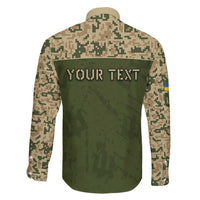 Personalized Ukraine Vyshyvanka Motif Family Matching Mermaid Dress and Hawaiian Shirt Ukrainian Military Style - Wonder Print Shop