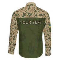 Personalized Ukraine Vyshyvanka Motif Family Matching Short Sleeve Bodycon Dress and Hawaiian Shirt Ukrainian Military Style - Wonder Print Shop
