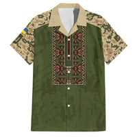 Personalized Ukraine Vyshyvanka Motif Family Matching Tank Maxi Dress and Hawaiian Shirt Ukrainian Military Style - Wonder Print Shop