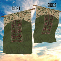 Ukraine Vyshyvanka Motif Garden Flag Ukrainian Military Style - Wonder Print Shop