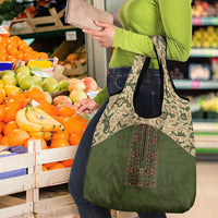 Ukraine Vyshyvanka Motif Grocery Bag Ukrainian Military Style - Wonder Print Shop