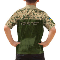Personalized Ukraine Vyshyvanka Motif Hawaiian Shirt Ukrainian Military Style - Wonder Print Shop