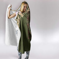 Ukraine Vyshyvanka Motif Hooded Blanket Ukrainian Military Style - Wonder Print Shop