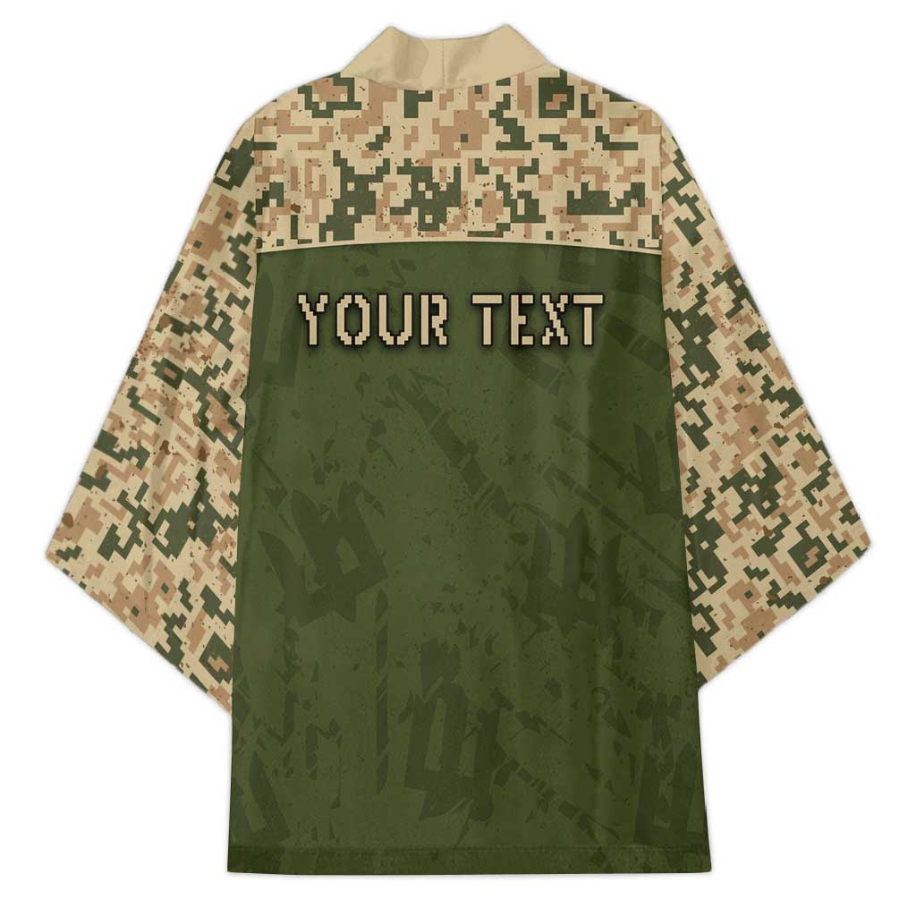 Personalized Ukraine Vyshyvanka Motif Kimono Ukrainian Military Style - Wonder Print Shop