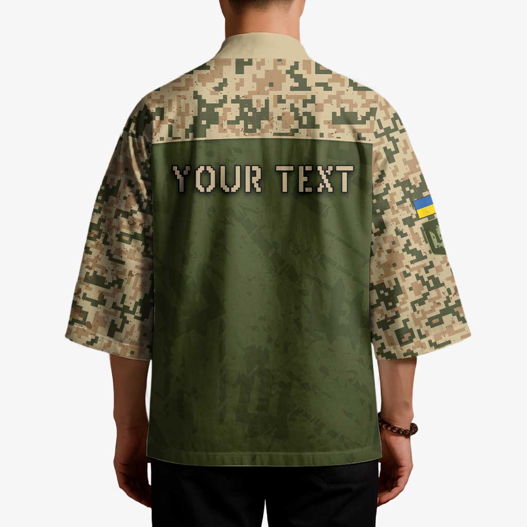 Personalized Ukraine Vyshyvanka Motif Kimono Ukrainian Military Style - Wonder Print Shop