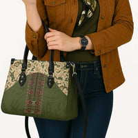Ukraine Vyshyvanka Motif Leather Bag Ukrainian Military Style - Wonder Print Shop