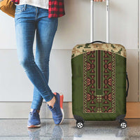 Ukraine Vyshyvanka Motif Luggage Cover Ukrainian Military Style - Wonder Print Shop