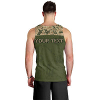 Personalized Ukraine Vyshyvanka Motif Men Tank Top Ukrainian Military Style - Wonder Print Shop